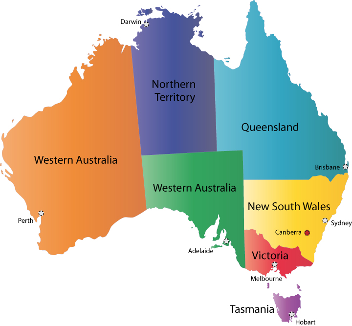 Countries And Capitals Of Australia