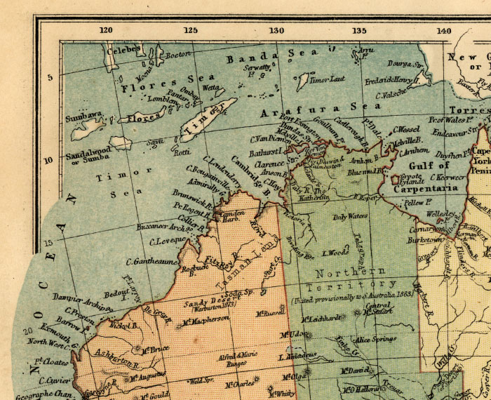 northwest australia map